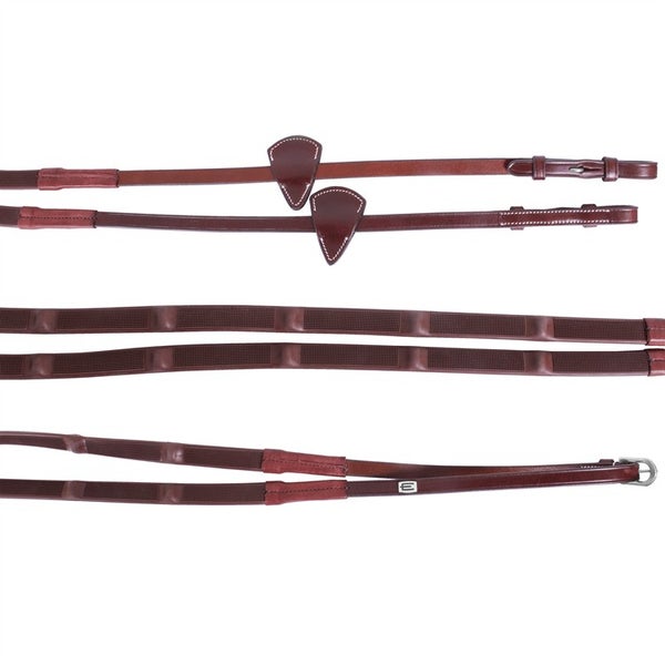 Soft Grip kumiohjat stoppareilla, hopea by Equality Line